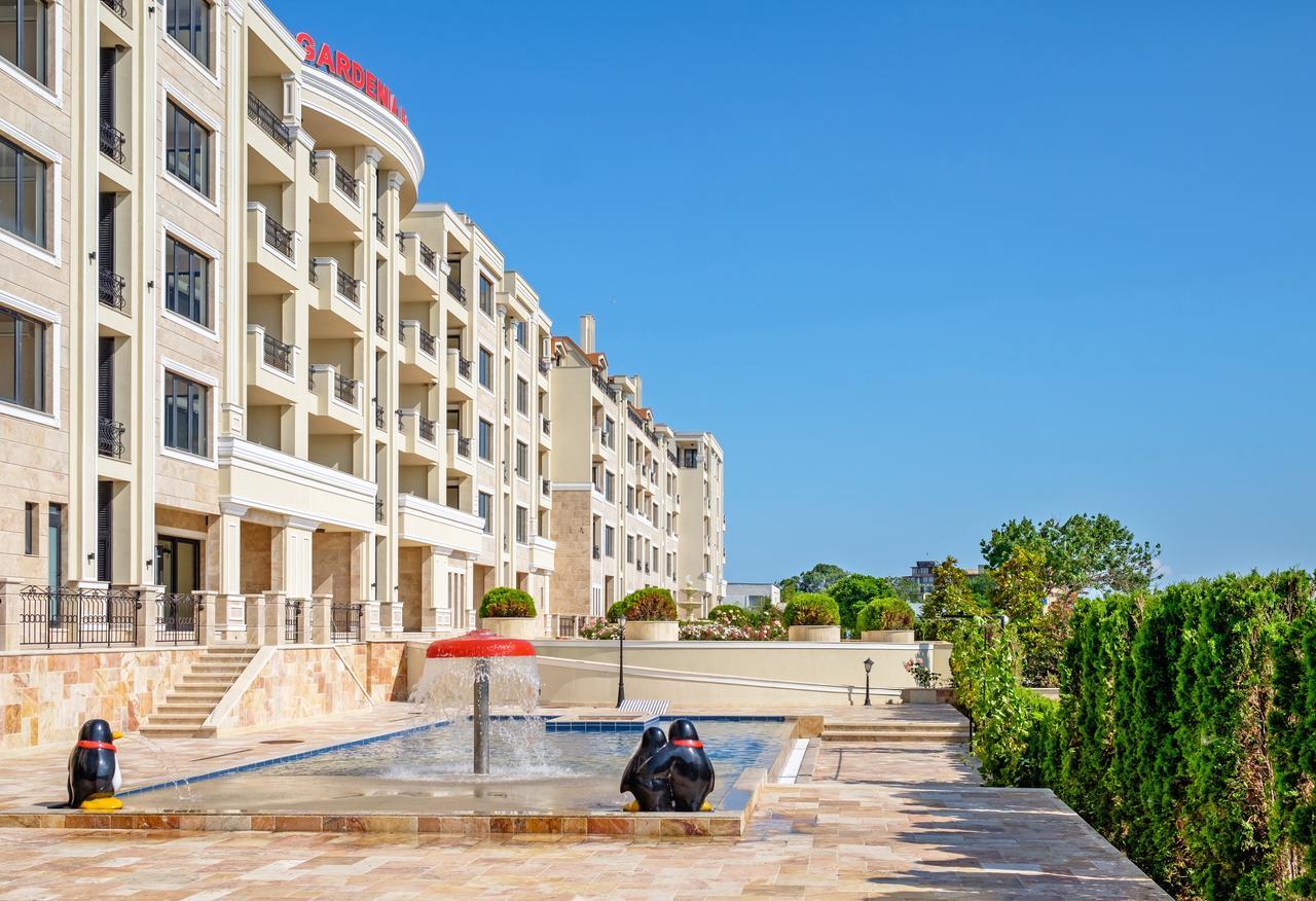 Gardenia Beach Palace Aparthotel Pomorie Exteriör bild